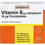 Vitamin-B12-Ratiopharm 10Ug Filmtabletten 100 ST