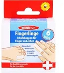 Fingerlinge Schutzkappen F.finger+zehen 6 ST