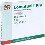 Lomatuell pro 10x10cm Steril 8 ST