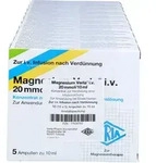 Magnesium Verla I.v. 20 Mmol/10 ml 50 ST