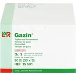 Gazin Tupfer Pflaumengro&szlig; Steril Gr. 3 20Fd. 90 ST