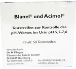 Teststreifenheft Z. Bestimmung D. Urin-Ph-Wertes 50 ST
