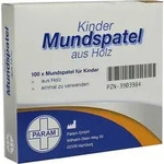 Mundspatel Holz Kdr 100 ST