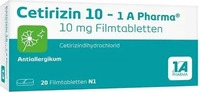 PZN-DE 03823570, Cetirizin 10 - 1 A Pharma 20 ST