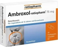PZN-DE 00680934, Ambroxol-Ratiopharm 75mg Hustenl&ouml;ser 20 ST