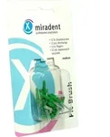 Miradent Pic-Brush Ersatzb&uuml;rsten Medium Gruen 12 12 ST