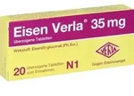 Eisen Verla 35mg 20 ST