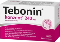 PZN-DE 02293816, Dr.Willmar Schwabe Tebonin Konzent 240mg 80 ST