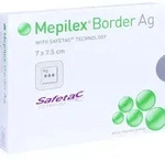 Mepilex Border Ag 7x7.5 cm 5 ST