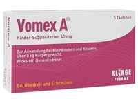 Vomex A Kinder Suppositorien 40mg 5 ST