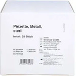 Einmal Pinzette Metall Ste 25 ST