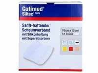 Cutimed Siltec Plus 10x10cm 12 ST