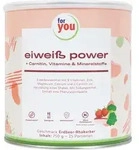 For You Eiwei&szlig; Power Erdbeere 750 G