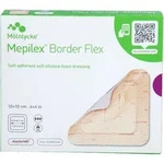 Mepilex Border Flex Schaumverb.haft.10x10 cm 5 ST