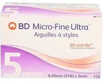 Bd Micro-Fine Ultra Pen-Nadeln 0.25x5 Mm 31 G 100 ST