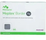 Mepilex Border Ag Schaumverb.10x12.5 cm Steril 5 ST