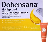 PZN-DE 11128039, Reckitt Benckiser Dobensana Honig-und Zitronengeschmack 1.2mg 24 ST