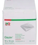 Gazin Mullkomp.10x10 cm Steril 12Fach Gro&szlig; 100 ST