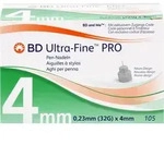 Bd Ultra Fine pro 4Mm X 32 G 0.23Mm 105 ST