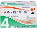 Bd Ultra-Fine pro Pen-Nadeln 4 Mm 32 G 0.23 Mm 105 ST