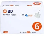 Bd Pen-Nadeln 0.25x6 Mm 105 ST