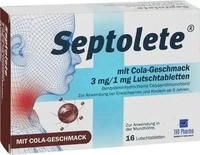 PZN-DE 20082425, TAD Pharma Septolete mit Cola-Geschmack 3 mg/1 mg Lut 16 ST