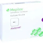 Mepilex 5x5 cm Schaumverband 5 ST