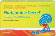 PZN-DE 16398111, Dexcel Pharma Flurbiprofen Dexcel 8.75 mg Lutschtabletten 24 ST