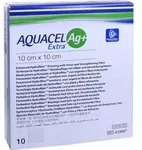 Aquacel Ag+ Extra 10x10 cm Kompressen 10 ST