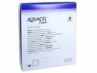 Aquacel Foam Adhäsiv 10x10cm Verband 10 ST