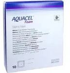 Aquacel Foam Adh&auml;siv 10x10cm Verband 10 ST