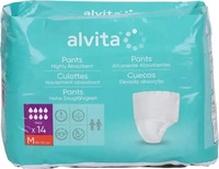 PZN-DE 10751902, Alliance Healthcare Alvita Inkontinenz Pants Maxi Medium Nacht 14 ST