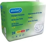 Alvita All-In-One Inkontinenzhose Super Large Tag 24 ST