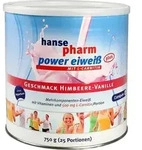 Hansepharm Power Eiwei&szlig; Plus Himbeere-Vanille 750 G