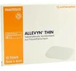 Allevyn Thin 5x6cm Wundauflage 10 ST