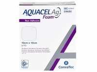Aquacel Ag Foam Nicht Adhäsiv 10x10 cm Verband 10 ST