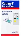 Cutimed Sorbact Gel Kompressen 7.5x15 cm 12 ST