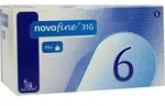 Novofine 6 Kan&uuml;len 0.25x6Mm 100 ST