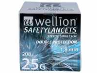 Wellion Safety Lancets 25G 200 ST