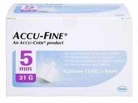 Accu Fine Sterile Nadeln F.insulinpens 5Mm 31G 100 ST