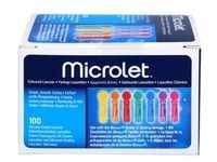 Microlet Lanzetten Farbig 100 ST