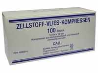 Zellstoff Vlies-Kompressen 12Lg.10x10cm Unsteril 100 ST