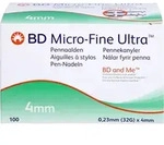 Bd Micro Fine+ 4 Mm Nadeln 0.23x4 Mm 100 ST