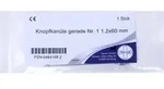 Knopfkanuele Gerade Nr 1 1.2x60 1 ST