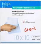 PZN-DE 04401871, H&ouml;ga-Pharm Hoega Steril 8Fa 10x10 10 ST