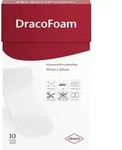 Dracofoam Schaumstoff Wundauflage 10x20cm 10 ST