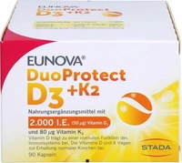 PZN-DE 14133549, STADA Consumer Health Eunova Duoprotect D3+k2 2000Ie/80Ug 90 ST