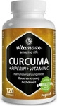 PZN-DE 12580511, Vitamaze Curcuma + Piperin + Vitamin C Vegan 120 ST