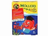 Möller's Omega-3 Gelee Fisch Erdbeere 36 ST