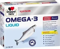 PZN-DE 16382707, Queisser Pharma Doppelherz Omega-3 Liquid System 450 ML